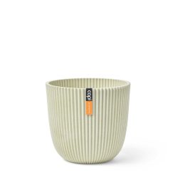   Capi Groove újrahasznosított virágcserép fűrészporból, 13x12 cm- bézs