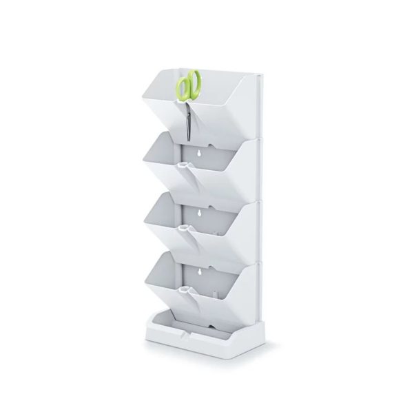 Prosperplast Mini Cascade talpas függőkert - fehér