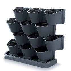 Prosperplast Cascade Garden talpas függőkert - antracit