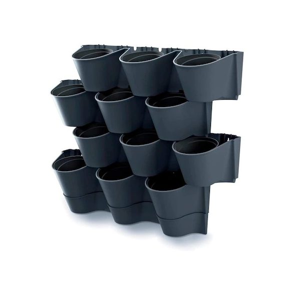 Prosperplast Cascade Garden zöldfal - antracit