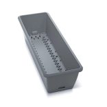 Prosperplast Respana easycare balkonláda öntözőnyílással és tálcával, 40 cm - kő szürke