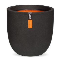 Capi Smooth Ball virágcserép, 43x41 cm - fekete