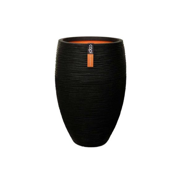 Capi Rib deluxe  váza 38x58 cm - fekete