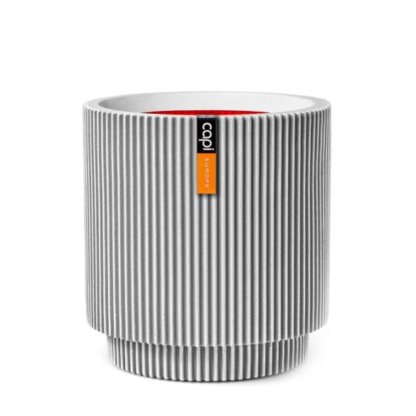 Capi Groove cylinder virágcserép, 35x38 cm - elefántcsont