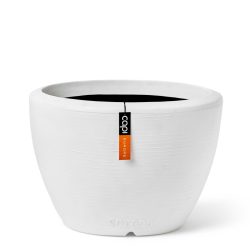 Capi Arc Granite virágcserép, 34x25 cm - fehér