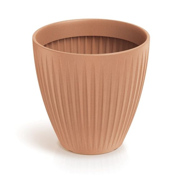 Prosperplast Ethick Latia round virágcserép, 60 cm - terrakotta