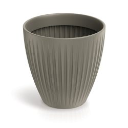 Prosperplast Ethick Latia round virágcserép, 60 cm - mokka